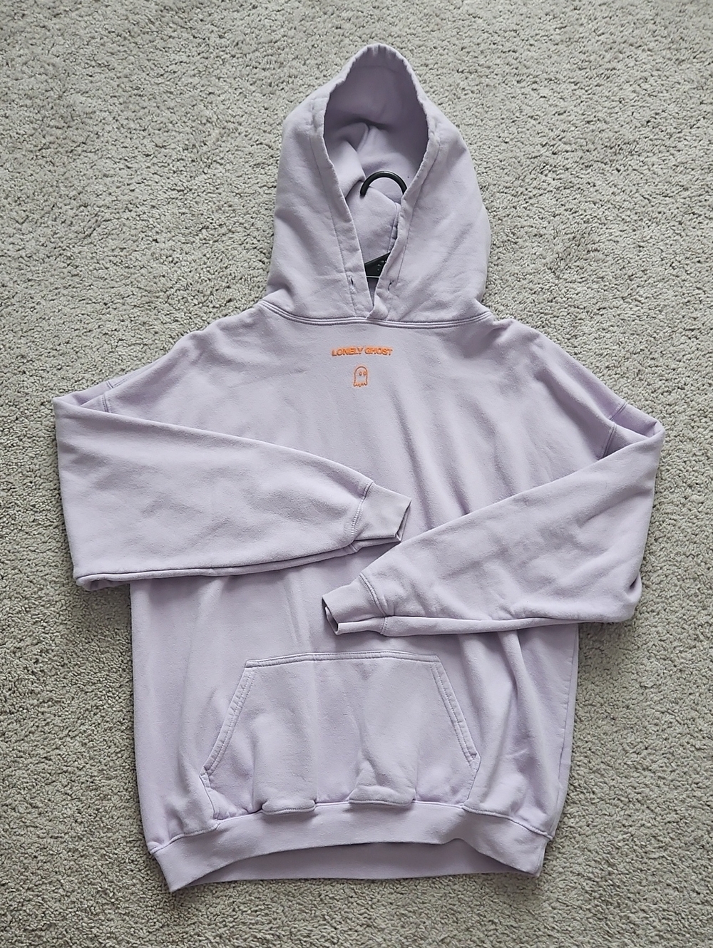 LONELY GHOST Lavender Hoodie - Text Me When You Get Home